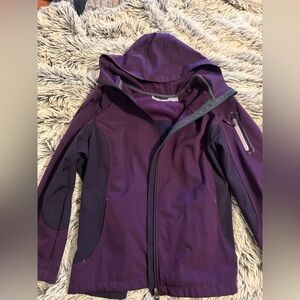 Stylish Purple Womens FreeTech Jacket with Hood